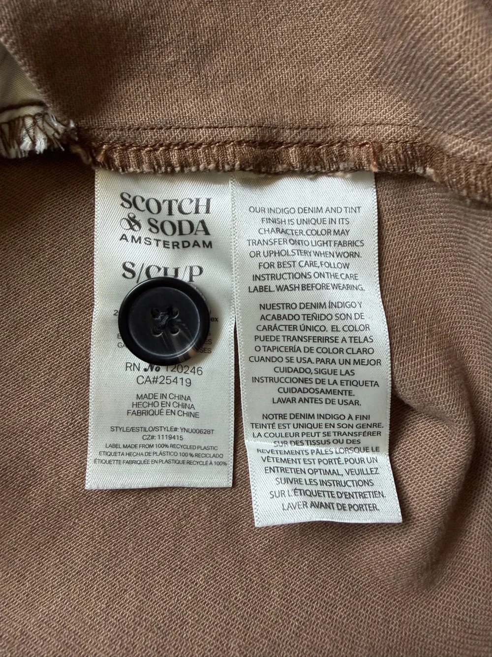 Scotch & Soda Denim Shirt Dress Size Small